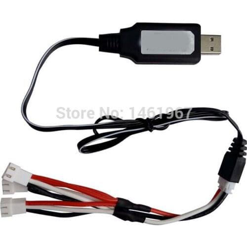 3 In 1 2S USB Charger for 7.4V RC Quadcopter Lipo Battery such as Syma X8C X8W X8G MJX X101 X600 HJH816