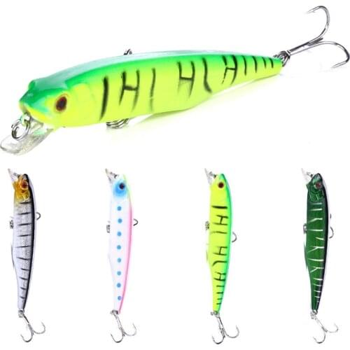 1pc 10.5CM-15.4G Minnow Fishing Lures Wobblers Hard Baits for Carp Pike Bass Crankbait Fishing Grear