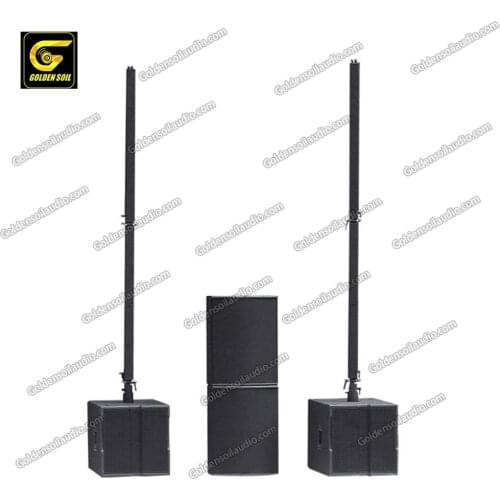 KA162 Active 16 pieces 2 Inch Column Speaker Neodymiun Speaker KR402 Column Speaker Pa System Church Equipment