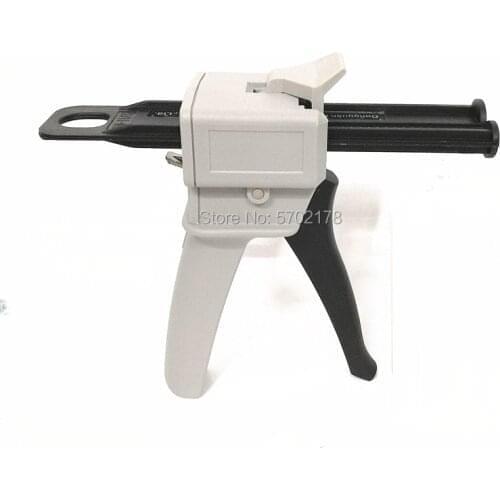 Two Component AB Epoxy Sealant 50ml Glue Gun Applicator Glue Adhensive Squeeze Mixed 1:1 2:1 Manual Caulking Gun Dispenser