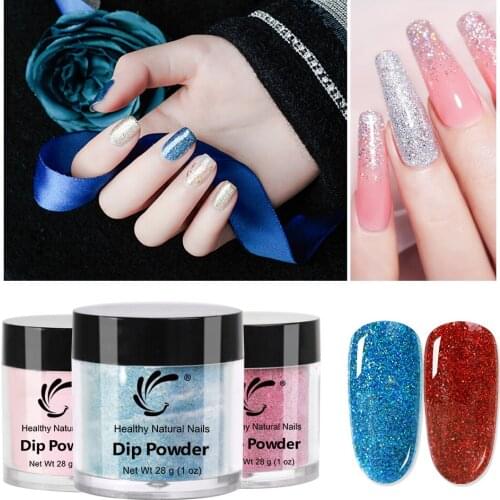 28g 1oz XMAS Festival Dipping Powder Pearlescen Nail Holographic Glitter Dip Nails Manicure Gel Polish Chrome Pigment Super Fine