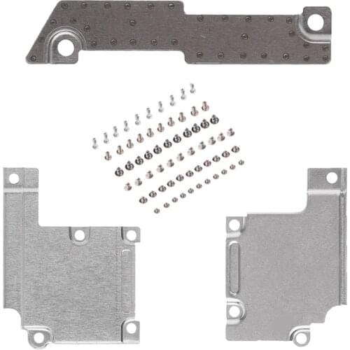 5set For iPhone 5 5S 6 6S Plus LCD Screen Metal Plate Bracket Cover +Battery Metal Cover Plate Holder With All Set Screws