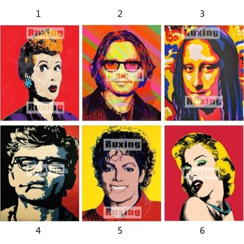 5D Diamond painting Cartoon Star Full Square Diamond embroidery Cross stitch Full Round Diamond mosaic