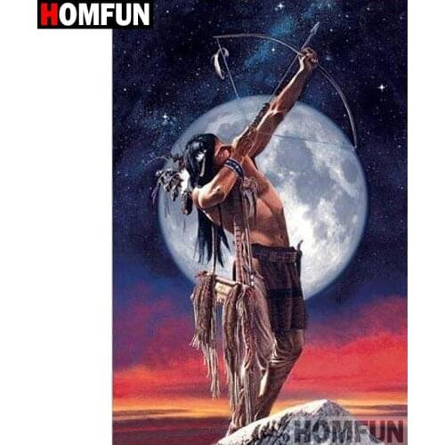 HOMFUN Full Square/Round Drill 5D DIY Diamond Painting "the man" Embroidery Cross Stitch 5D Home Decor Gift A08918