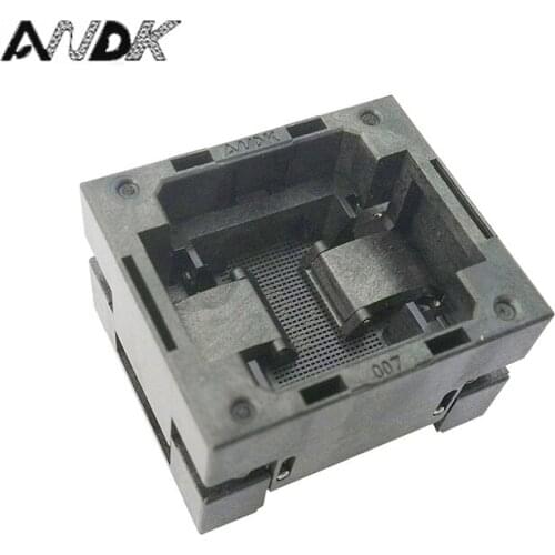 BGA56 OPEN TOP Burn in socket pitch 0.8mm IC size 8*13mm BGA56(8*13)-0.8-TP03/50N BGA56 VFBGA56 burn in programmer socket