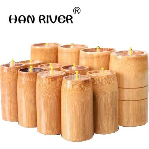 Household carbonized bamboo cans and cupping Bamboo cupping cupping Bamboo is made cupping