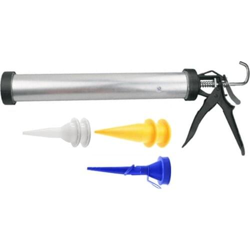 Caulking Tool Building Decoration Rotating Guns High Quality Silver Rotary Manual Aluminum Alloy 7pcs Electronic Appliances