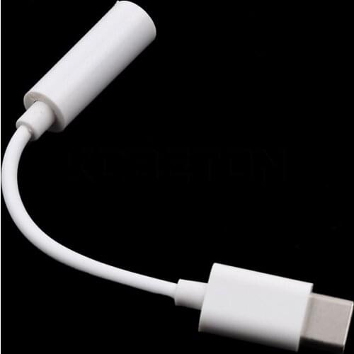 Kebidu Type C USB 3.1 to 3.5mm Earphone Cable Converter Headset Speaker Audio Cable Adapter For Letv LeEco Le2 Le 2 Max2 hot
