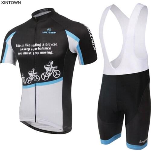 2019 Ropa Ciclismo Cycling Jerseys Sets Ropa Ciclismo XINTOWN Bike jersey Breathable Clothing Sleeve (BIB) Shorts Sets