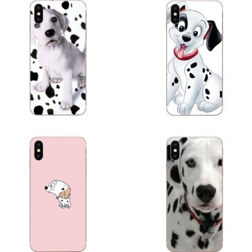 Kawaii Dalmatian Puppies Dog Soft TPU Cell Bags For Samsung Galaxy Note 10 pro Galaxy Note 10 Plus Galaxy Note 10 Lite M60s