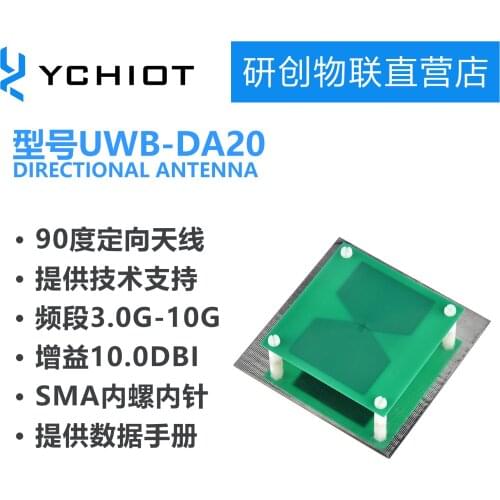UWB directional antenna 90 degree tunnel Ranging / corridor ranging high power antenna UWB ranging (uwb-da20)