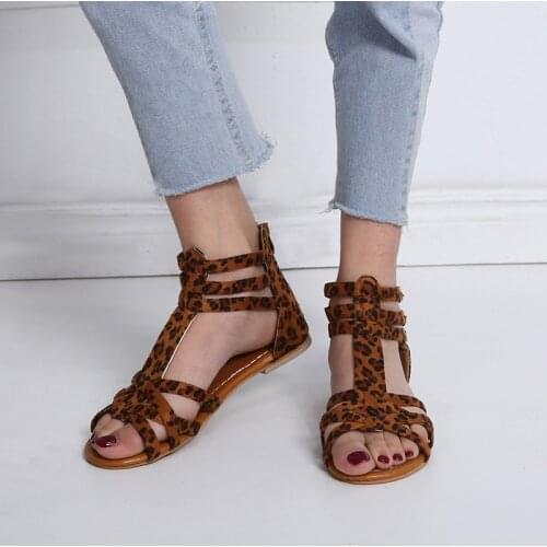 Europe And The United States New womens Sandals womens Shoes National Wind Beach Hollow Sandals 34 43