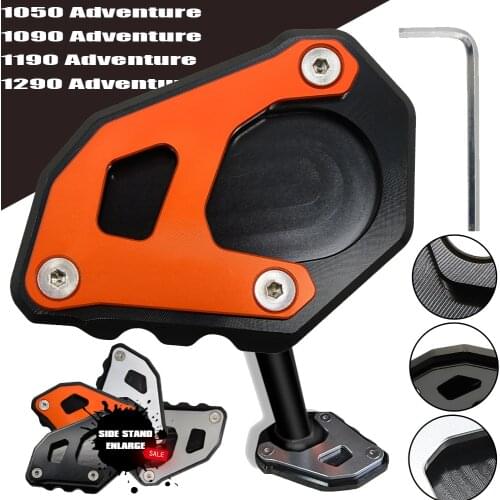 Side Stand Pad Kickstand Enlarger Support Extension Support Plate For KTM 1050 1090 1190 1290 Adventure 1290 super adventure R
