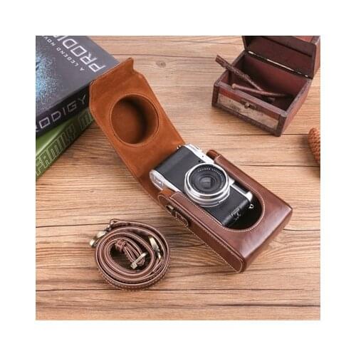 Full Body Precise Fit PU Leather Digital Camera case Bag box Cover for Fujifilm Fuji x100v X-100V Cameras Bag Skin