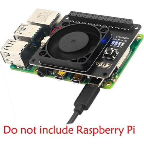 Raspberry Pi 4 Model B Argon Fan HAT with Cooling Fan Function Power Switch