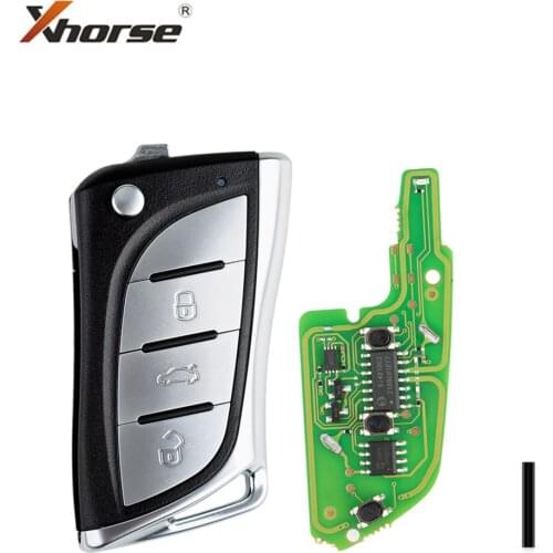 Xhorse XELEX0EN Super Remote Key For Toyota/For Lexus Flip 3 Buttons Built-in Super Chip English Version