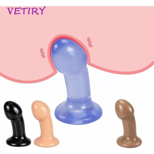 VETIRY Anal Plug Erotic Products Prostate Massager Adult Products Jelly Dildo Butt Plug G-spot Adult Sex Toys For Woman Men Gay