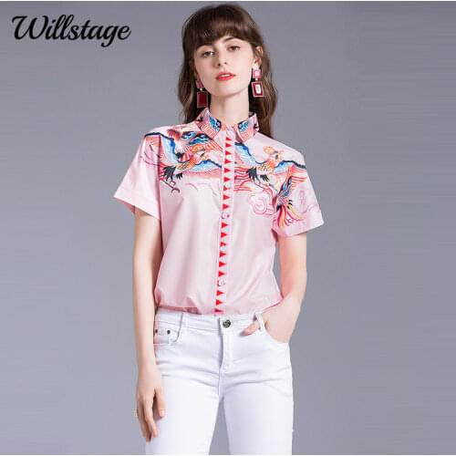 Женские короткие рубашки Willstage China At AliExpress