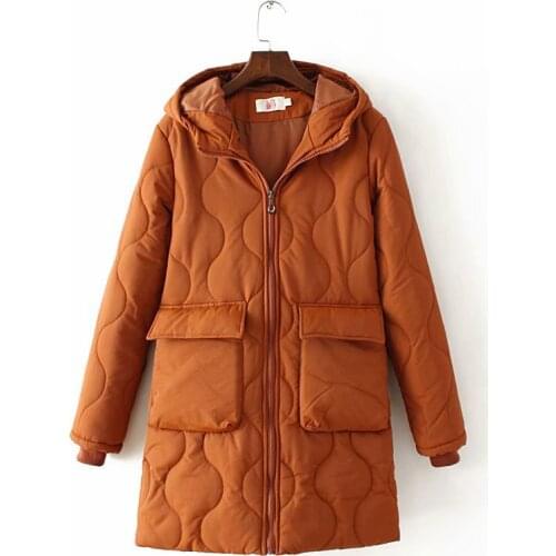 Plus size Womens Winter Jacket 2019 New Stitching Hooded Long Loose Parka Women Winter Coat Warm Jacket Female Overcoat