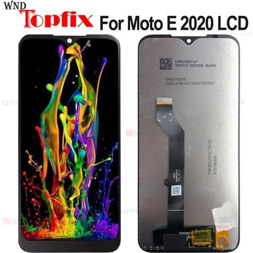 6.2 inches For Motorola Moto E 2020 XT2052 LCD Display Touch screen Display Digiziter Assembly For Motorola Moto E7 LCD