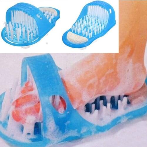 1PC Bathroom Slipper Brush Plastic Remove Dead Skin Massage Bath Shoes Foot Wash Brush Bath Slipper Foot Rub Slipper
