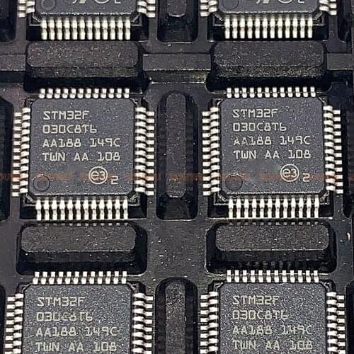 10PCS/LOT STM32F030C8T6 32F030C8T6 STM32F LQFP-48 lillard loja só vende 100% produtos originais