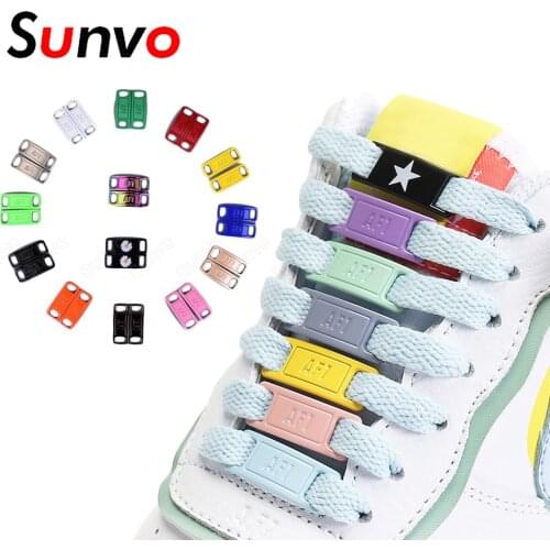 2Pcs AF1 Shoelace Buckle Metal Lace Lock Shoe Charms Clip for Shoes Women Men Sneakers Kits Accessories for Shoes Decorations