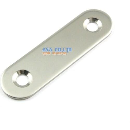 20 Pieces 57*16*1.8mm Stainless Steel Flat Corner Brace Connector Bracket