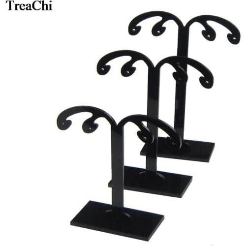 Hot Sale Flower Acrylic Earring Display Stand Earring Studs Organizer Earring Showing Holder Earring Case 3pcs/set