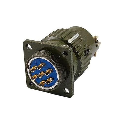 4/7/8/10/12/14/19/24/32/37 Pins Aviation Circular Connector AC 500V 20A Y28M Socket Thread Diameter 28mm 1PC