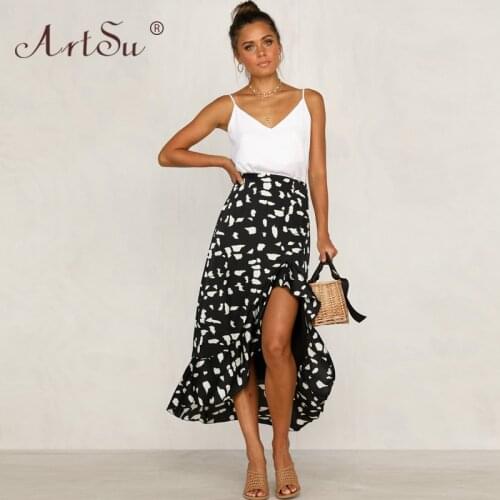 ArtSu Asymmetrical Skirts