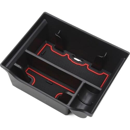 Car Accessories For Tesla Model 3/Y BlueStar 2021 Central Armrest Interior Storage Box Hidden Black Auto Container Glove F19A