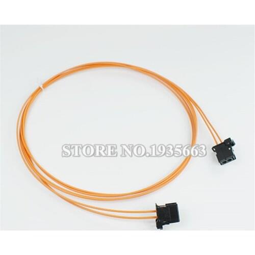 MOST Fiber Optic Cable Connectors Male To Male For Audi BMW Benz 100CM Car Accessories Interior Car Decor Car Trim