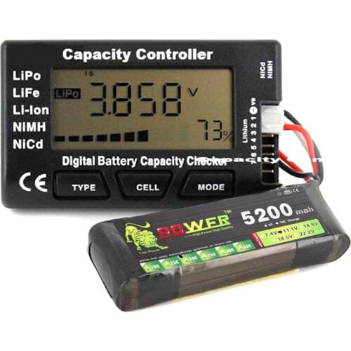 CellMeter 7 V2 with balance function Digital Battery Capacity Checker voltage meter cellmeter-7 for LiPo/LiFe/Li-ion/NiMH/Nicd