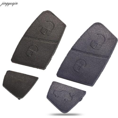 Jingyuqin Remote Car Key Case Shell For Fiat Punto Panda Stilo 2/3 Buttons Blue Black Replacement with Button Pad