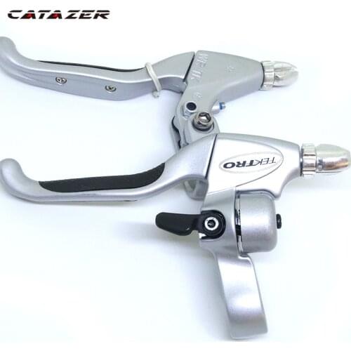 TEKTRO CL530 4 Finger Lever 206g/Pair Road Bike Cruiser Recreation Aluminum Lever With Kraton Rubber Grip AC Version For Roller