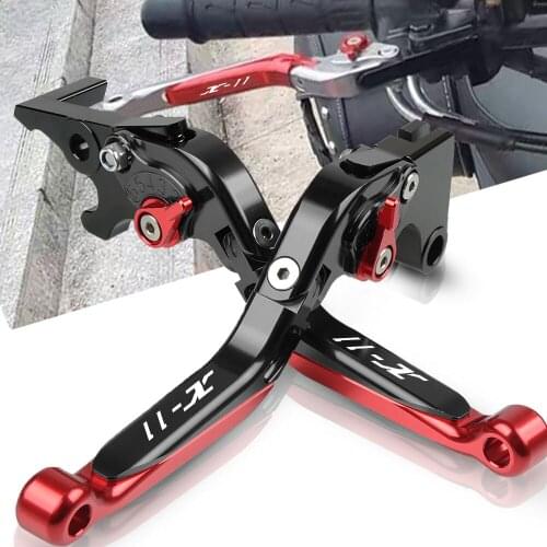 For Honda X-11 1999 2000 2001 2002 Motorcycle X-11 Accessories Clutch Brake Lever Aluminum Extendable Adjustable Foldable Levers