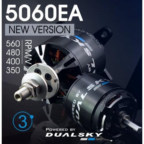 DUALSKY X-motor XM5060EA EA Series Brushless Outrunner Motor 405KV/ 470KV for RC Airplane