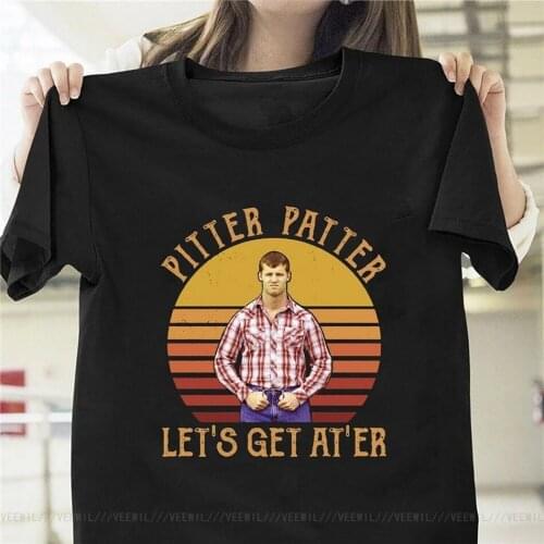 Letterkenny Pitter Lets Get After Mens Black T-Shirt Cotton S-5XL For Youth Middle-age Old Age