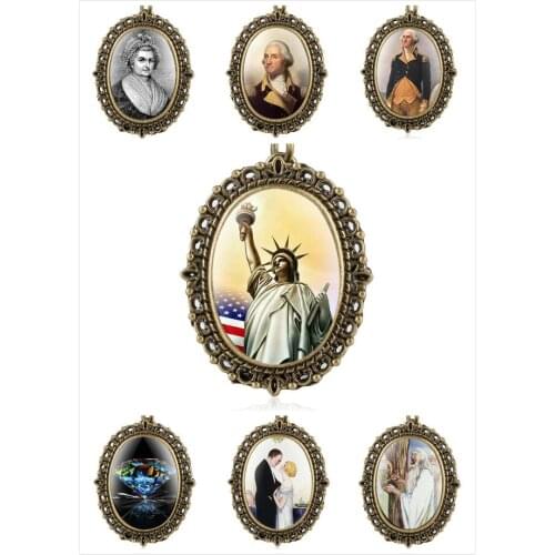 Classic Bronze Pocket Watch for Men Personality Oval Dial Quartz Watches for Teenagers Unique Watch Pocket with Stickers for Boy