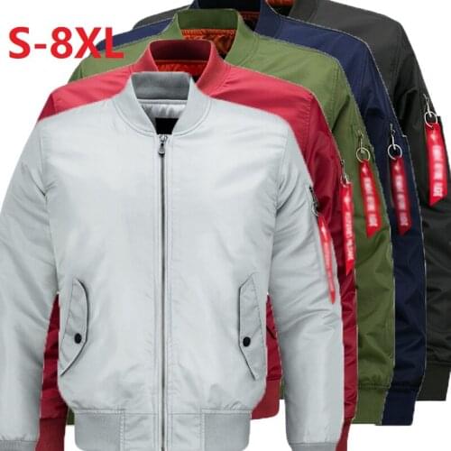 Men Flight Jacket Bomber Coat Military Men Clothing Air Force One Pilot Baseball Jacket Spring Autumn Windbreaker Outwear