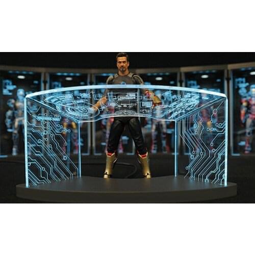 1/12 Scale Figure Scene Accessory Workshop Scene Test Desk Scene Tony Scene Debugging Table for 6 inches Action Figure