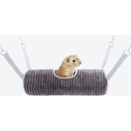 Soft Hamster Tunnel Hammock Warm Tube Hanging Sleeping Bed Hamster House for Small Animals Squirrel Chinchilla Mouse Rat