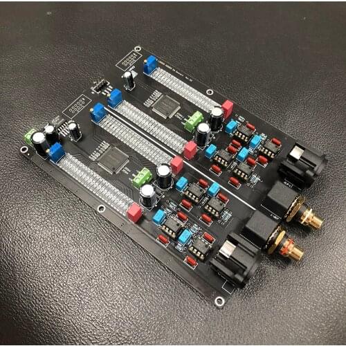 R2R I2S Input Decoder Board RCA And XLR Outputs LADDER SOURCE DA Convert 24Bit 384KHZ T0401