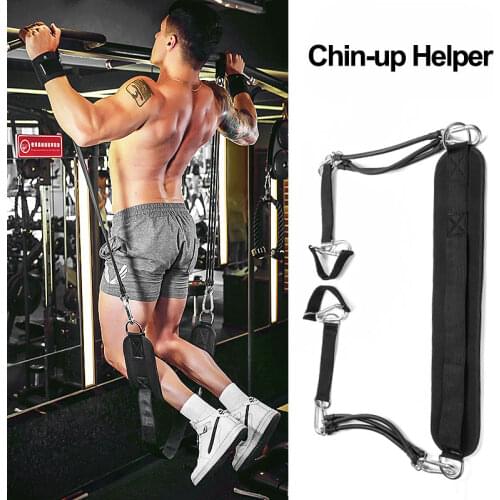 Chin-up Straps Pull Ups Auxiliary Bands Gym Home Horizontal Bar Suspend Support Equipment Exercise Arm Back Muscles Fitness Band