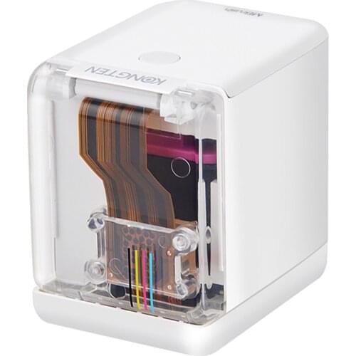 MBrush Handheld Printer Portable Mini Inkjet Printer Color Barcode Printer 1200dpi with Ink Cartridge APP for Customized Pattern