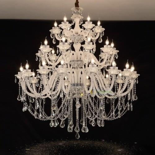 Nordic Chandelier Lighting Modern Lustres Crystal Chandeliers Ceiling Duplex Large Chandelier Stair Light Hotel Hall Light