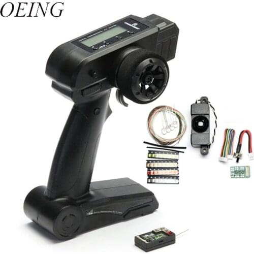 Orlandoo Hunter 1Set RC Car D4L 2.4G 4 in 1 Remote Control Light Group Sound Group Integrated 2 Sounds for RC Car Spare Parts