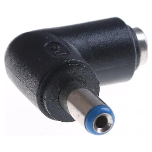 1pcs 5.5*2.1 Mm male Jack To 5.5*2.5 Mm FeMale Plug Right Angle DC Power Connector Adapter Laptop