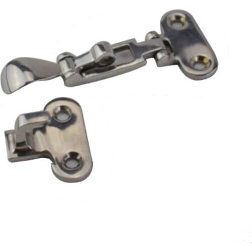 1PCS S.S Boat Marine Locker Hatch Anti-Rattle Latch Fastener Clamp-4 3/8" Newly